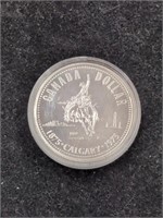 1975 Canada Proof Silver Dollar coin