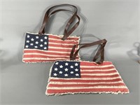 Patriotic Tote Bags -Primitives by Kathy