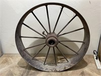 Large Steel Implement Wheel -28" tall