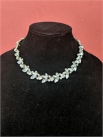 Rhinestone cocktail necklace