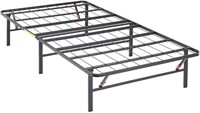 Foldable, 14" Metal Platform Bed Frame, Twin