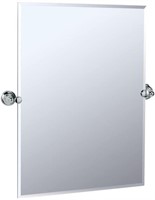 Gatco 4329S Tiara Rectangular Wall Mirror, Chrome