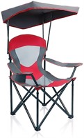 Heavy Duty Canopy Lounge Chair, Pink/Red/Grey