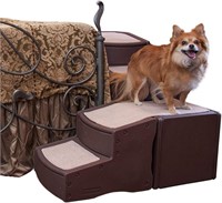 Pet Gear Easy Step Bed Stair for Dogs, Chocolate