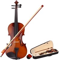 Full Size 4/4 Acoustic Violin Set (Natural)