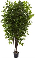 Nearly Natural 5402 6.5ft. Deluxe Ficus Tree