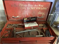 Shop Tool Box with Tools