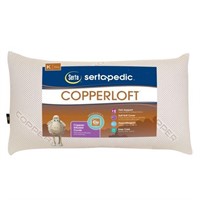 Sertapedic CopperLoft Pillow, Copper Infused Cover