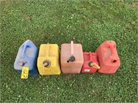 Large plastic gas cans