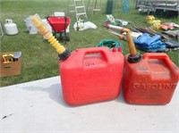 2 Gal. &  2 1/2 Gal. Poly Gas Cans