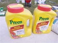 (2) Jugs of Preen Weed Preventer