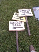 Pile of Garage Sale Signs