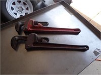 (2) Rigid 14" Pipe Wrenches
