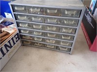 24 Drawer Hardware Caddy w/Contents -