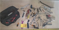 Bag of tools, wrenches