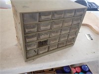 24 Drawer Hardware Caddy w/Contents -