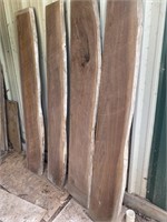 (4) Live Edge Cuts of Lumber - 24 Feet