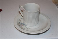 Royal porcelain by TG ceramics cup and saucer