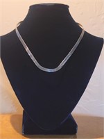 Mexico 925 Sterling Silver Thick Collar Necklace