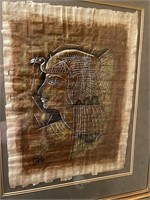 Egyptian hand painted on parchment