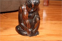 Carved Asian figure