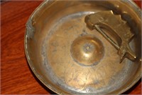 Brass bowl, bird