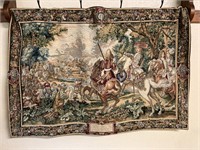Louis XIV Tapestry Wall Hanging French Scene