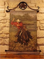 Hanging Tapestry, Texas Cowboy