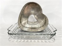 Heart Shaped Ring Pan & Glass Baking Dish