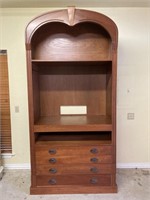 Hand Crafted T.V. Cabinet with Bottom Drawers