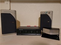 (3) Retro Tech Stereo Speakers AND