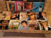 Lot of (14) Vinyl Record Albums, Country Genre