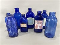 Blue Glass Bottles