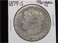 1879 S MORGAN SILVER DOLLAR 90%