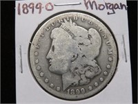 1899 O MORGAN SILVER DOLLAR 90%