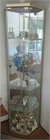 Glass Curio Cabinet- Contents Not Included