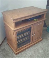 TV Cabinet with VHS Storage