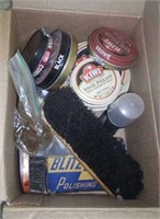 Box of Shoe Polish Supplies