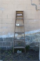 6' Werner Wooden Step Ladder