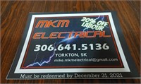 MKM Electrical 20% off Labor Gift Certificate