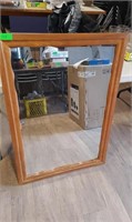 Large Framed Mirror, 28 x 40 inches