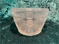 EARLY PRESSED GLASS BOWL