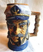 Navy Beer Stein