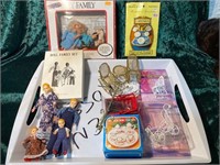 LOT- DOLL HOUSE FAMILES AND ACCESSORIES