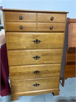 SOLID MAPLE HIGHBOY DRESSER