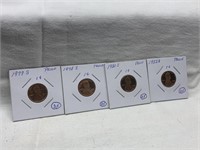 (4) NICE UNITED STATES PROOF LINCOLN HEAD PENNIES