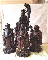 Oriental Resin Figurine Lot;