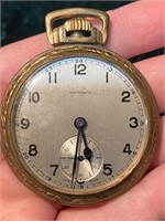 SUPERIOR GOLD PLATED POCKET WATCH