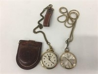 Working Bulova & Roots Pocket Watches
