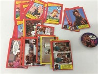 Alf Trading Cards & Button
